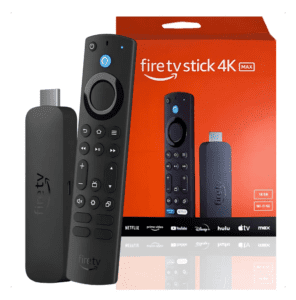 imagem do aparelho fire stick com a caixa