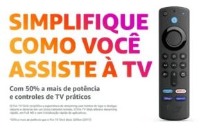 Simplicidade com o fire stick