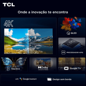 interface da tv smart tcl 50 polegadas
